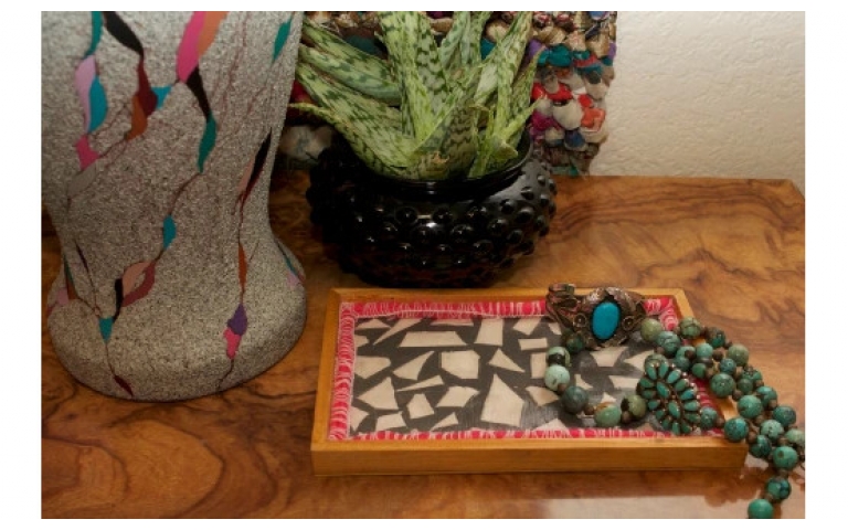 DIY Terrazzo Trays with Air Dry Clay